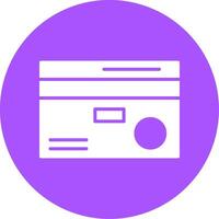 Online Saving Glyph Style Icon vector