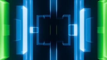 Mesmerizing color patterns in a vibrant tunnel for VJ loop production video
