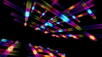 Vibrant abstract patterns swirling in colorful lights for immersive experiences video