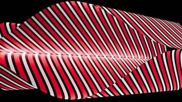 Dynamic abstract shapes create mesmerizing visual patterns for music video
