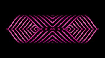 Dynamic pink and black striped patterns ideal for immersive VJ loops video