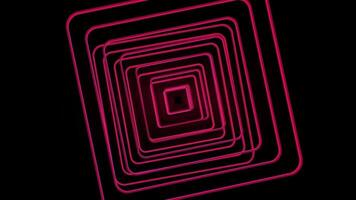 Creating dynamic VJ loops with vibrant neon visuals in a dark setting video