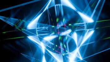 Captivating light patterns create a mesmerizing VJ Loop for music experiences video