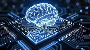 Artificial Intelligence Brain on a Microchip video