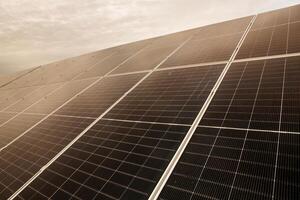 Solar energy is pollution-free and reduces dependence on nonrenewable energy sources. photo