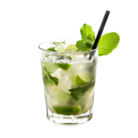 Isolated Mojito and Caipirinha Drink on Transparent Background png