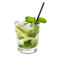 Isolated Mojito Cocktail with Clear Background png