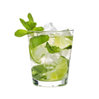 Isolated Mojito Cocktail on Transparent Background png