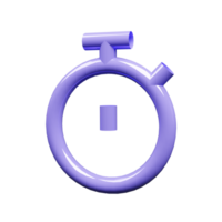 countdown timer icon 3d render png