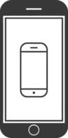 Mobile phone icon illustration vector