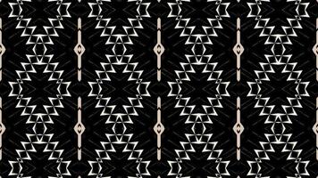 Dynamic black and white abstract pattern dance in rhythmic flow video
