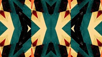 Dynamic abstract patterns and vivid colors for immersive music visuals video