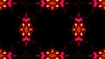 Dynamic geometric patterns illuminate the night with vibrant visual rhythms video