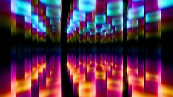 Vibrant patterns form a captivating VJ loop for immersive music video