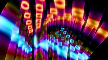 Mesmerizing swirling patterns in vibrant colors for immersive VJ loops video