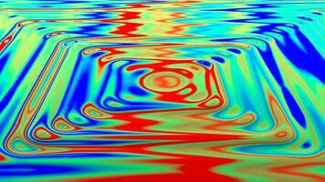 Vibrant ripple patterns in colorful water dynamics for mesmerizing music visuals video