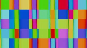 vibrante resumen visuales fluido en sincronizar con rítmico late para dinámica música video