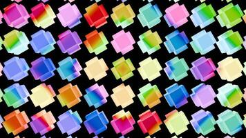 Stylish abstract light patterns moving rhythmically for vibrant music expression video