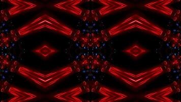 Dynamic red and blue light patterns for immersive VJ loops video