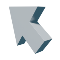 3d render of cursor png