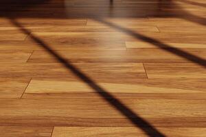 Wooden flooring texture background with shadow design photo