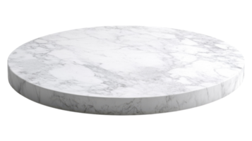 A marble table with a circular top png