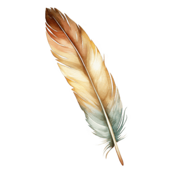 acuarela pintura de un soltero marrón y beige pájaro pluma png