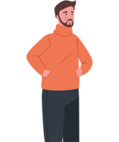 christmas man with sweater png