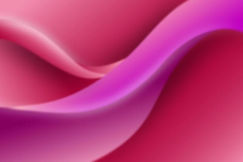 Abstract, wavy Valentines Day animation with graceful pink