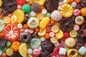 A large assortment of candy and sweets photo