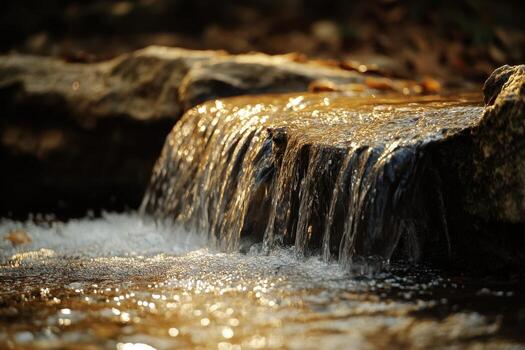 cascada en el bosque foto