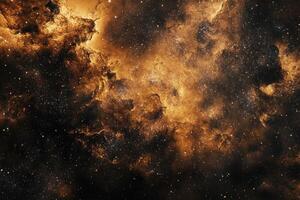 A cosmic landscape of swirling gas and dust, illuminated by distant stars. photo