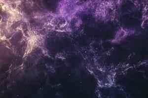 Abstract cosmic background with purple and orange nebula. photo