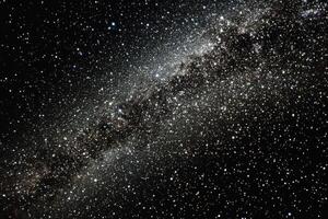 A stunning view of the Milky Way galaxy, a band of stars and gas that stretches across the night sky. photo