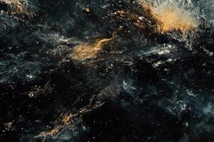Abstract cosmic background with swirling nebulae and stars. photo