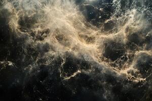 Abstract cosmic nebula with swirling clouds of gas and dust. photo