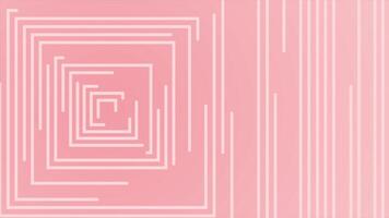 Red color multiple square shapes hi-tech design loop able geometrical background video