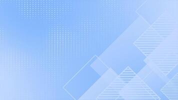 Royal blue color circular dots halftone multiple square shaped outline wiggling modern geometrical loop able background video
