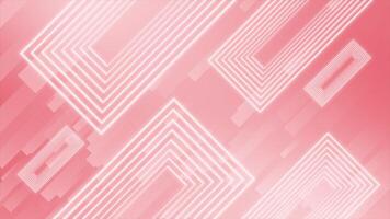 Red color rectangular shapes slowly moving diagonally modern design geometrical background video