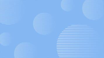 Royal blue color parallel lines in circular shapes modern design loop able geometrical background video