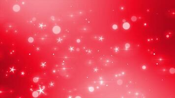 red color shiny glowing multiple elements slowly moving upward direction modern design glitter geometrical background video