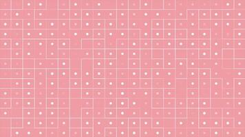 red color square box and circular dots appearing and disappearing modern design loop able geometrical background video