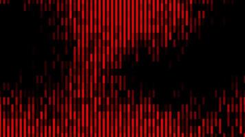 Red color rectangular shapes complex design abstract pattern black geometrical background video