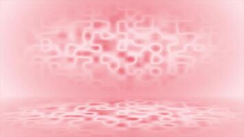 Red color abstract pattern 3D space complex design futuristic background video