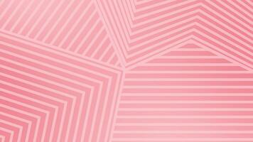 Red color repeating multiple parallel lines moving opposite directions abstract design geometrical loop able background video