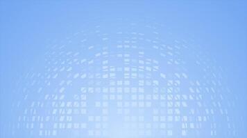 Royal blue color semi circle repeating lines with square box pattern modern design geometrical background video