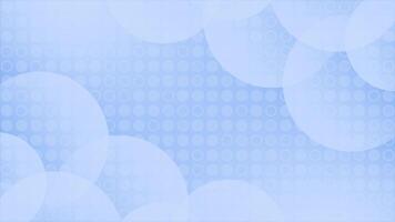 Royal blue color appearing and disappearing circular pattern modern design loop able geometrical background video