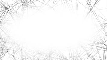 white color simple web like structure mesh pattern with blank space plexus design loop able geometrical background for presentation video