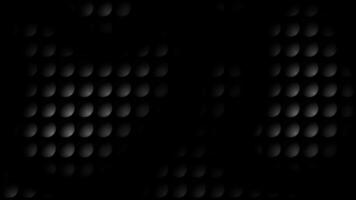 White color 3d fading circular shapes modern design black loop able geometrical background video