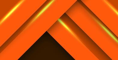 abstract orange gradient color with overlapping shape light layers design futuristic background. eps10 vector